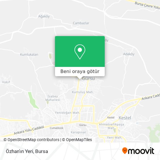 Özhan'ın Yeri harita