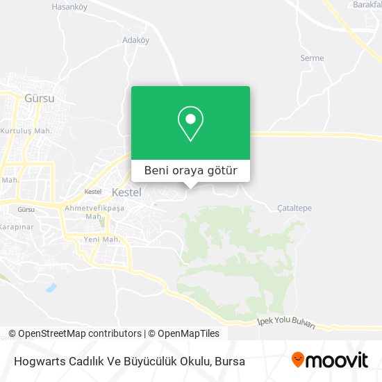 Hogwarts Cadılık Ve Büyücülük Okulu harita