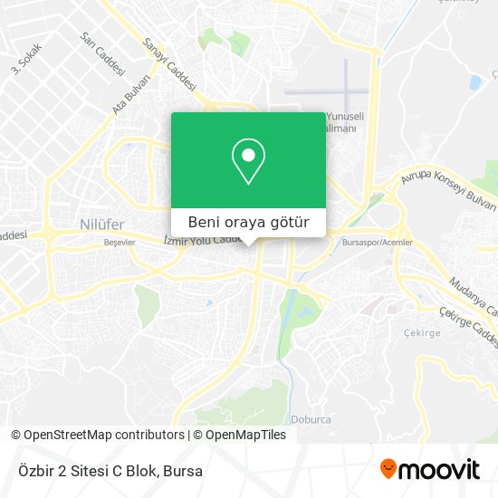 Özbir 2 Sitesi C Blok harita