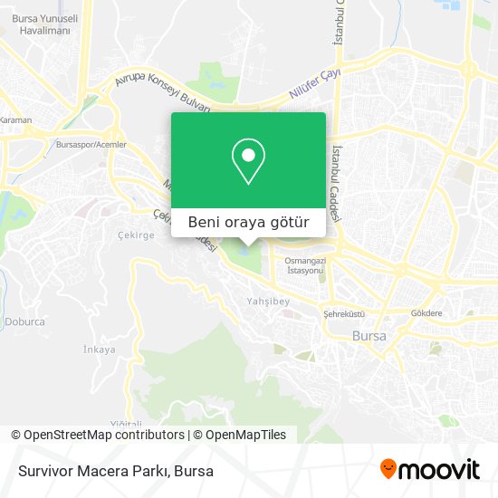 Survivor Macera Parkı harita