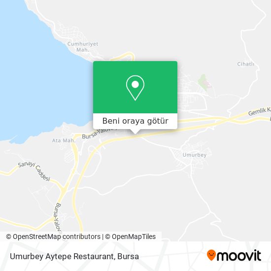 Umurbey Aytepe Restaurant harita