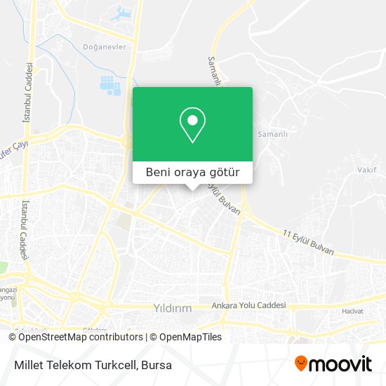 Millet Telekom Turkcell harita