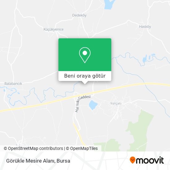 Görükle Mesire Alanı harita