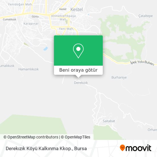 Derekızık Köyü Kalkınma Kkop. harita