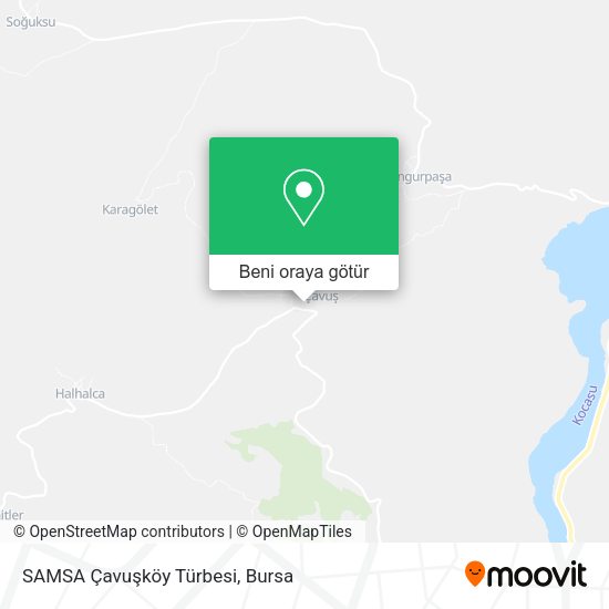 SAMSA Çavuşköy Türbesi harita