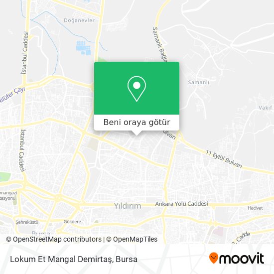 Lokum Et Mangal Demirtaş harita