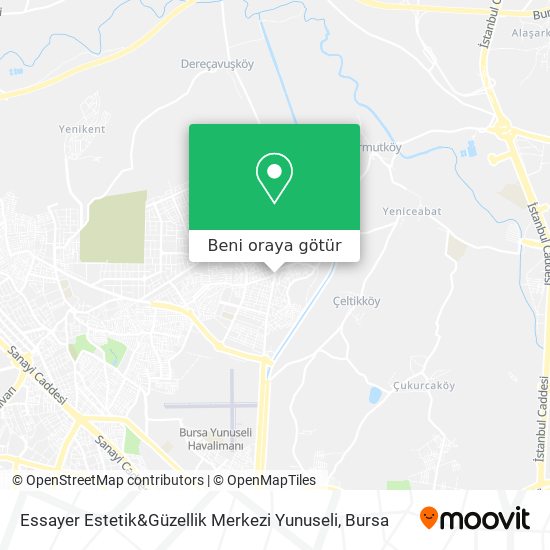 Essayer Estetik&Güzellik Merkezi Yunuseli harita