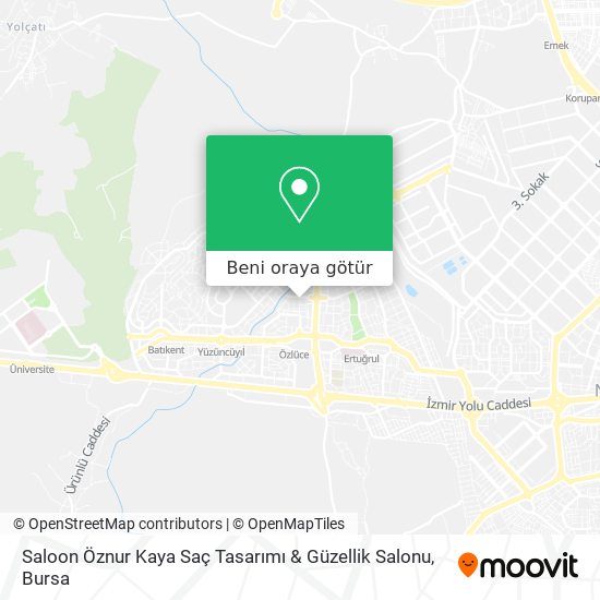 Saloon Öznur Kaya Saç Tasarımı & Güzellik Salonu harita