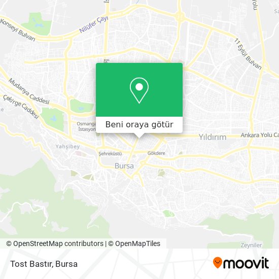 Tost Bastır harita