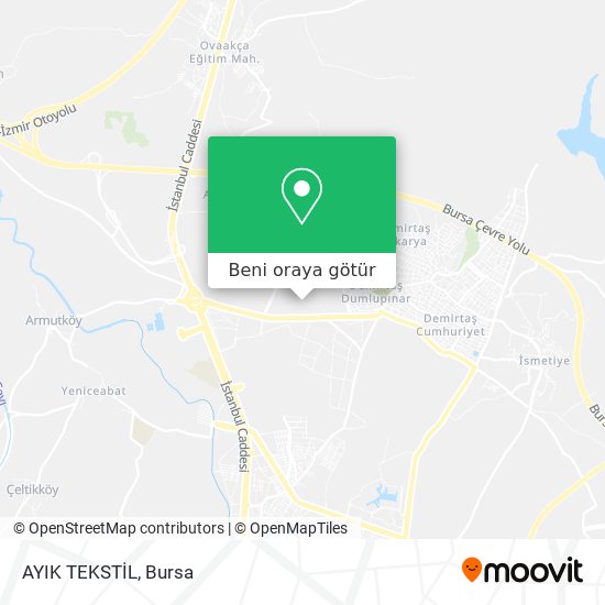 AYIK TEKSTİL harita