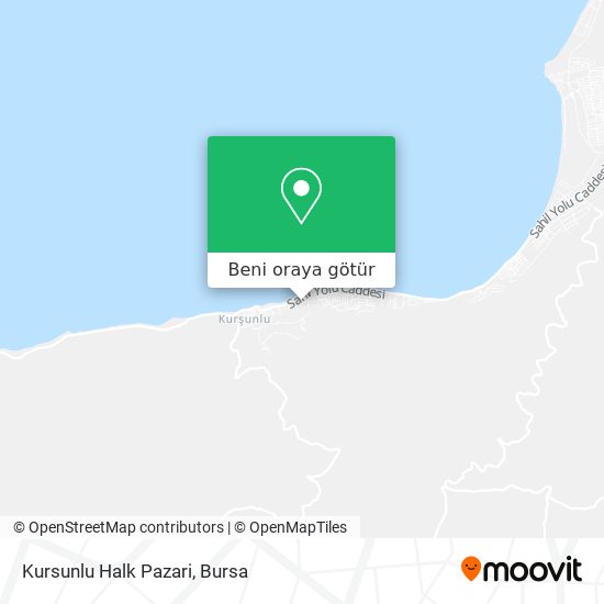 Kursunlu Halk Pazari harita