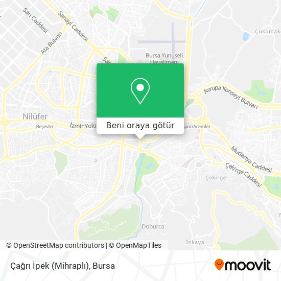 Çağrı İpek (Mihraplı) harita