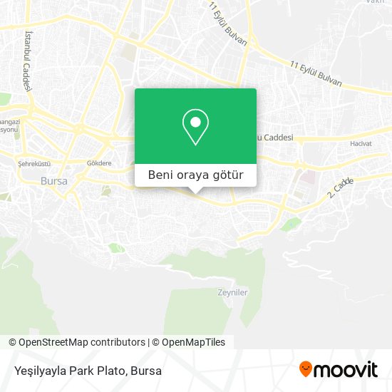 Yeşilyayla Park Plato harita