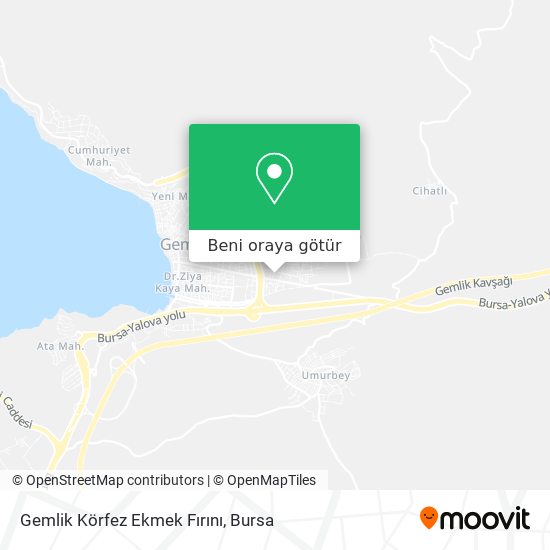 Gemlik Körfez Ekmek Fırını harita