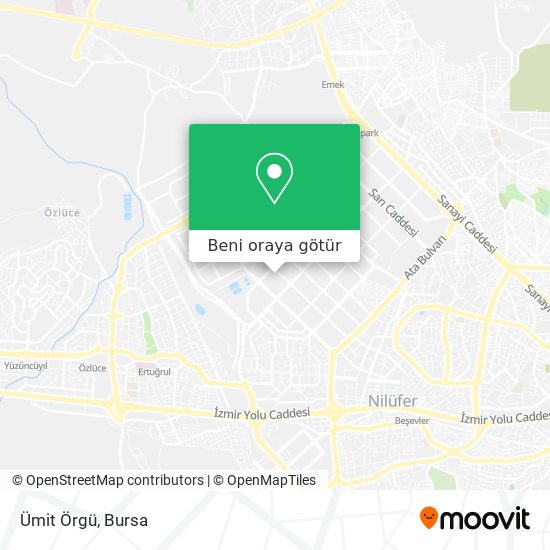 Ümit Örgü harita