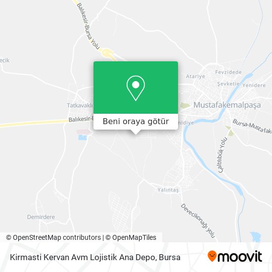 Kirmasti Kervan Avm Lojistik Ana Depo harita