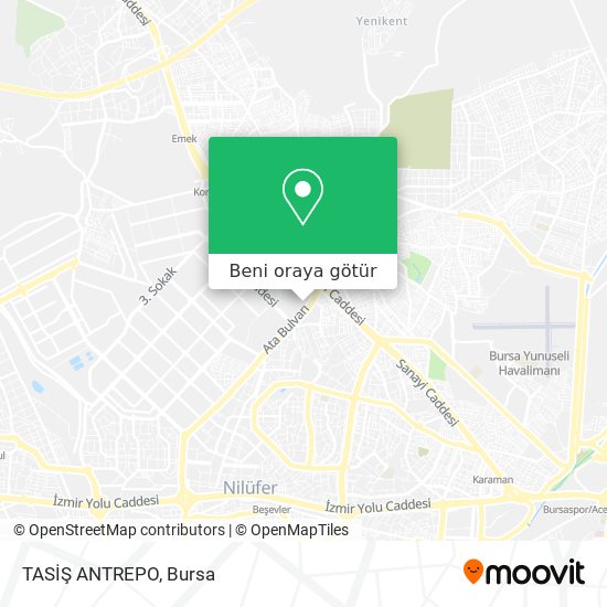 TASİŞ ANTREPO harita
