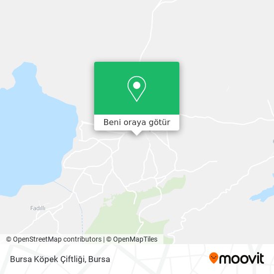 Bursa Köpek Çiftliği harita