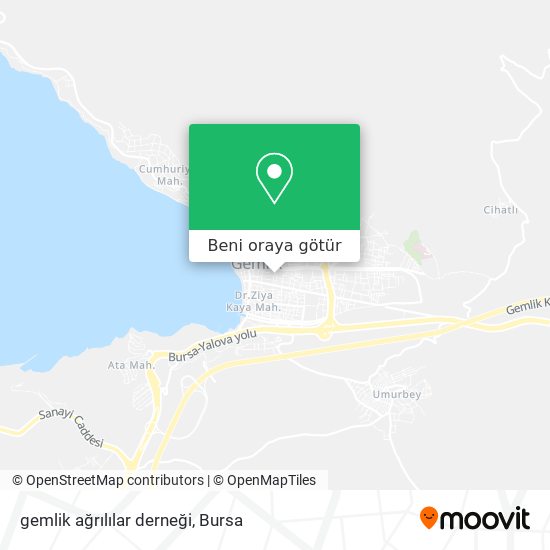 gemlik ağrılılar derneği harita