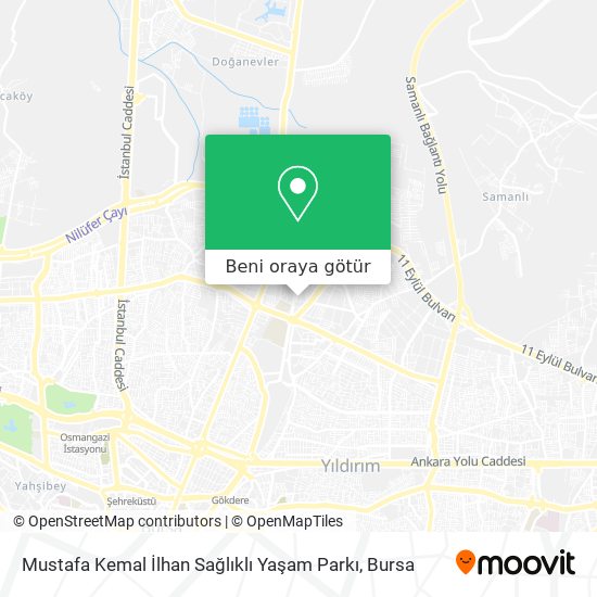 Mustafa Kemal İlhan Sağlıklı Yaşam Parkı harita
