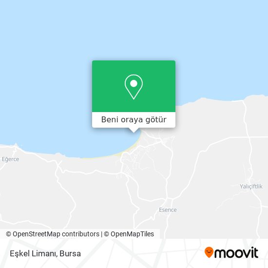 Eşkel Limanı harita
