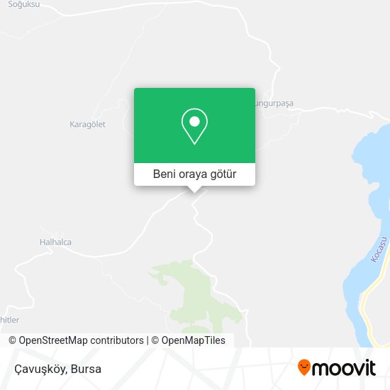 Çavuşköy harita