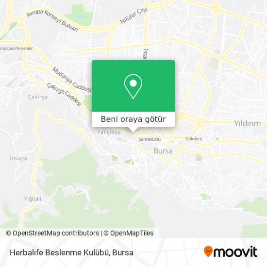 Herbalıfe Beslenme Kulübü harita