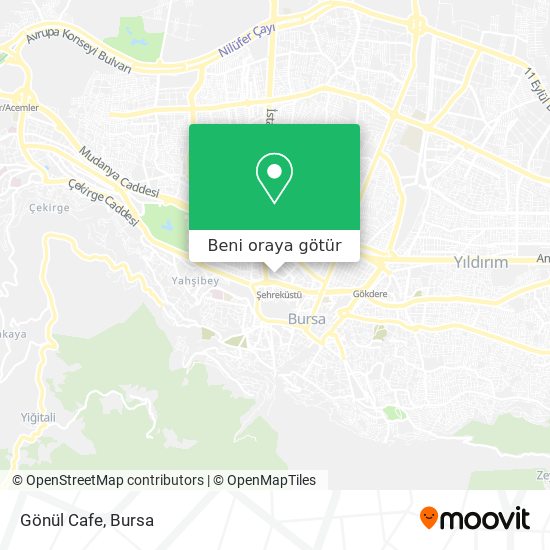 Gönül Cafe harita