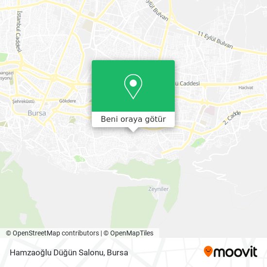 Hamzaoğlu Düğün Salonu harita