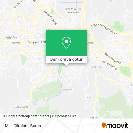 Misi Çikolata harita