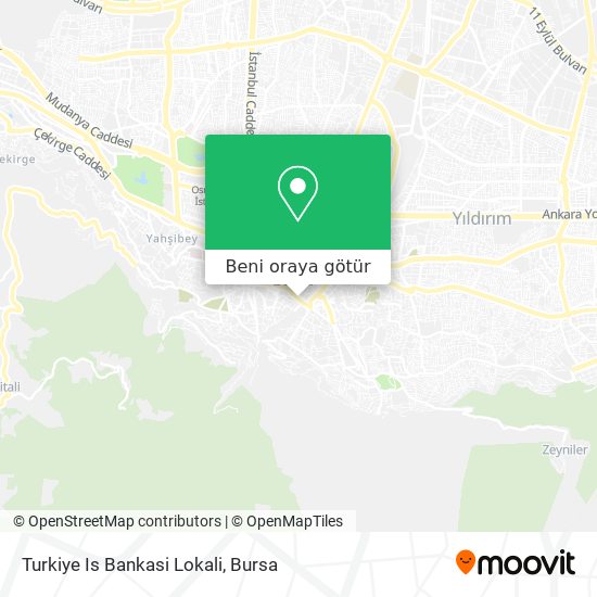 Turkiye Is Bankasi Lokali harita