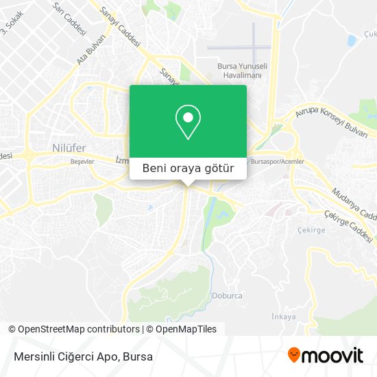 Mersinli Ciğerci Apo harita