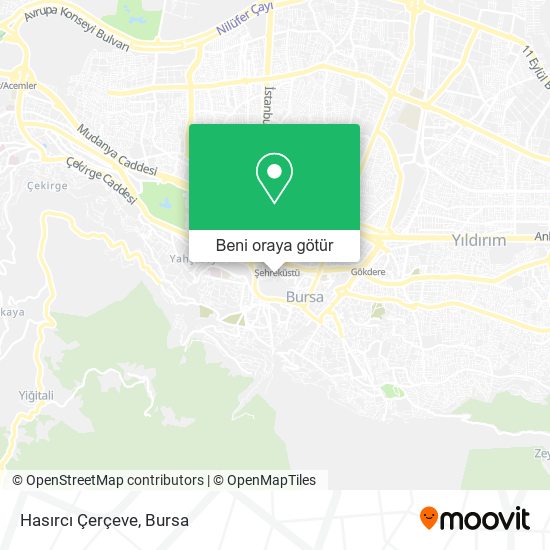 Hasırcı Çerçeve harita