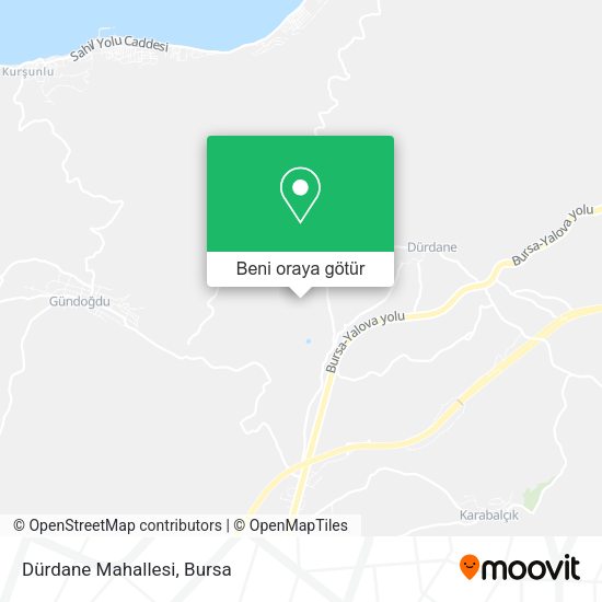 Dürdane Mahallesi harita