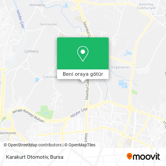 Karakurt Otomotiv harita