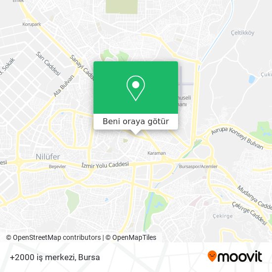 +2000 iş merkezi harita