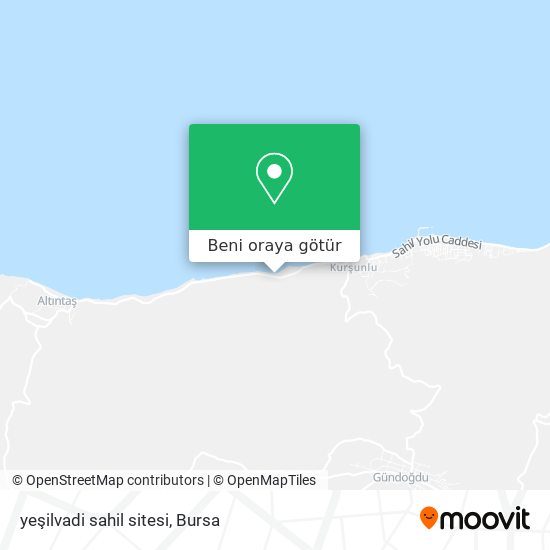 yeşilvadi sahil sitesi harita