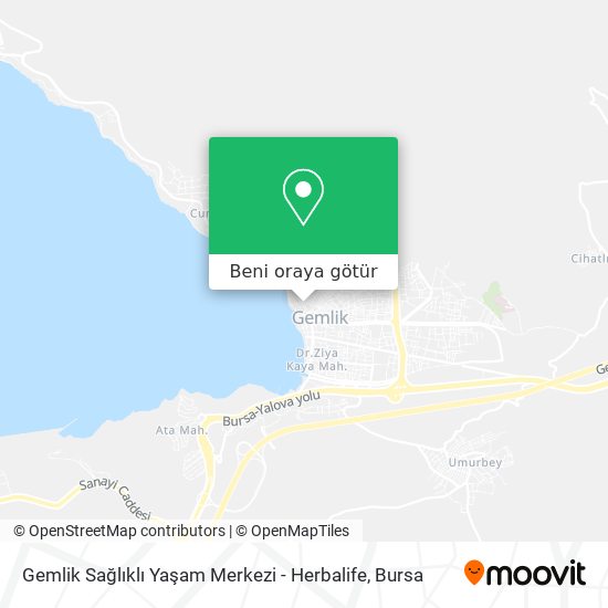 Gemlik Sağlıklı Yaşam Merkezi - Herbalife harita