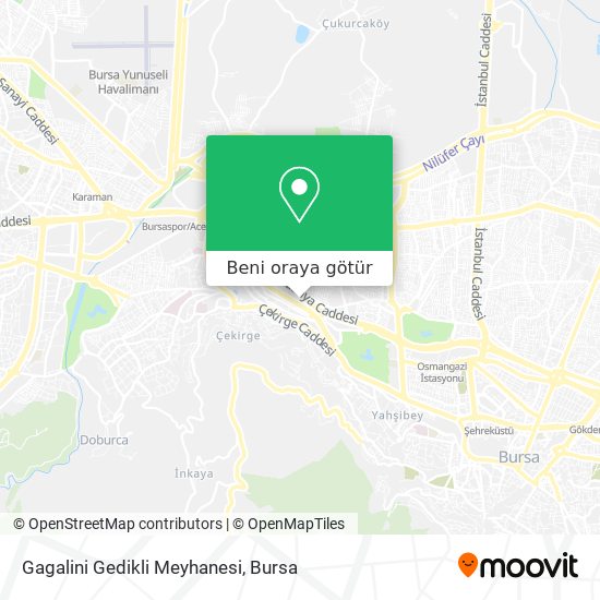 Gagalini Gedikli Meyhanesi harita