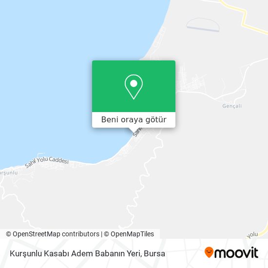 Kurşunlu Kasabı Adem Babanın Yeri harita
