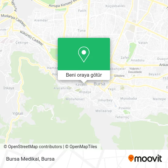 Bursa Medikal, Osmangazi nerede, otobüs veya metro ile nasıl gidilir?
