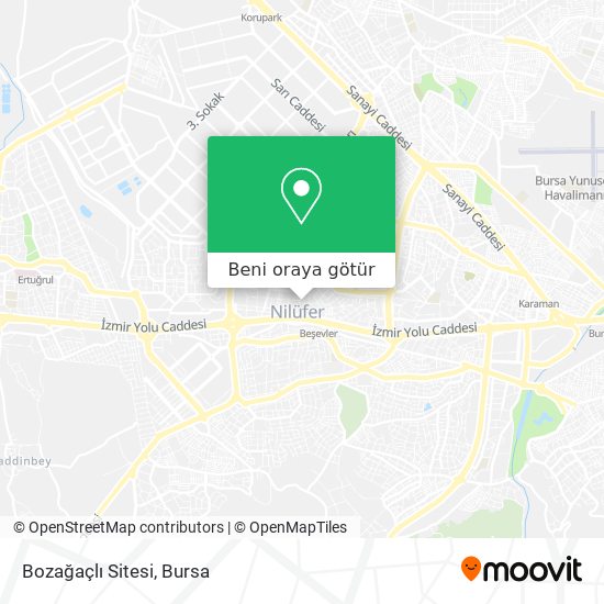 Bozağaçlı Sitesi harita