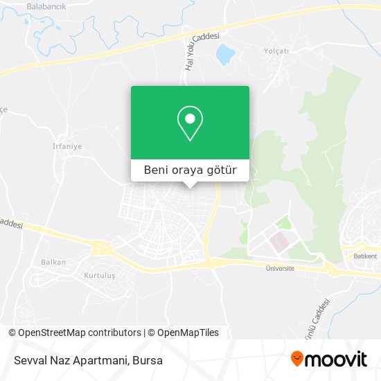 Sevval Naz Apartmani harita