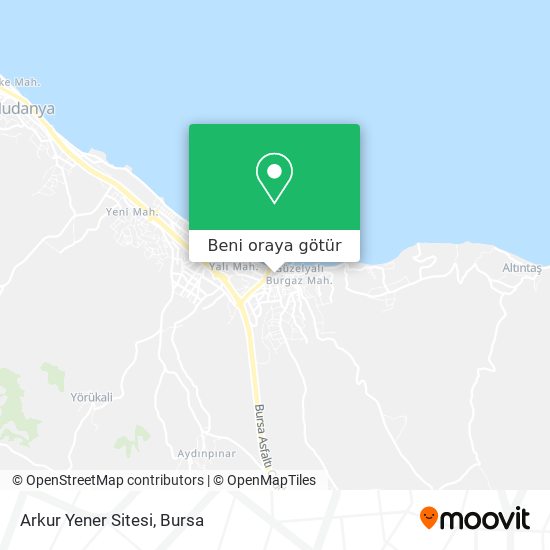 Arkur Yener Sitesi harita