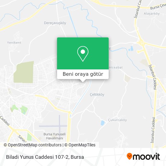 Biladi Yunus Caddesi 107-2 harita