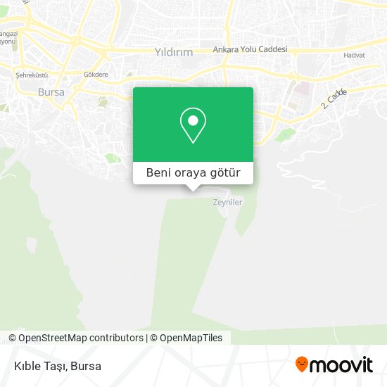 Kıble Taşı harita