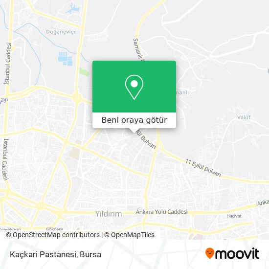 Kaçkari Pastanesi harita
