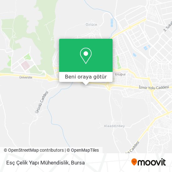 Esç Çelik Yapı Mühendislik harita