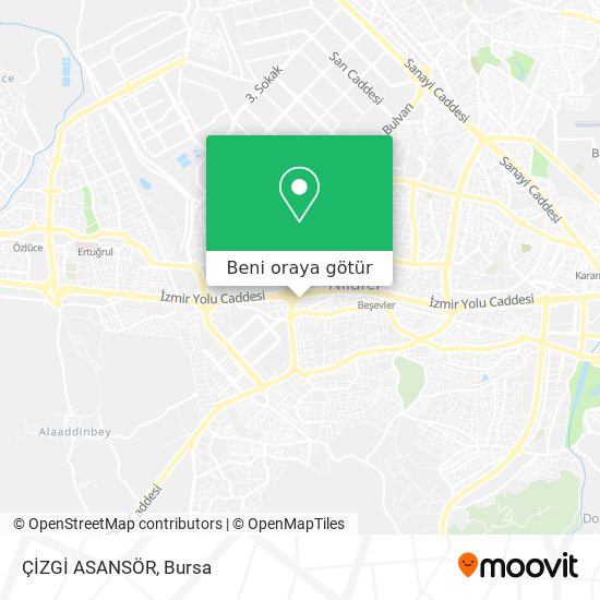 ÇİZGİ ASANSÖR harita