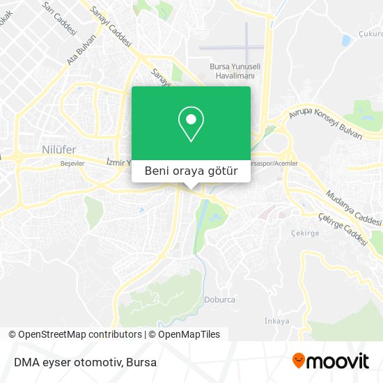 DMA eyser otomotiv harita